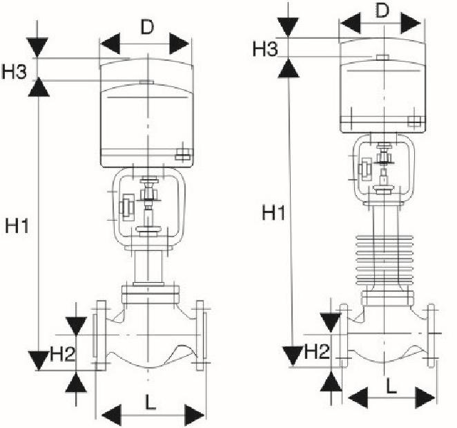 沃茨电动套筒调节阀结构图